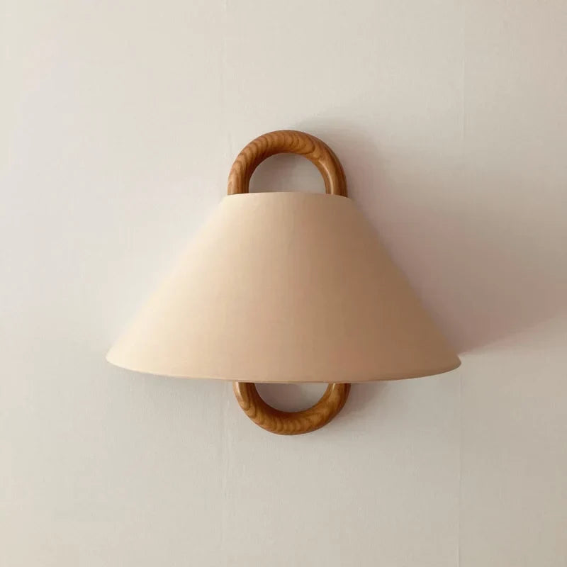 Tapered Wood Sconce