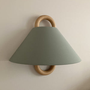 Tapered Wood Sconce