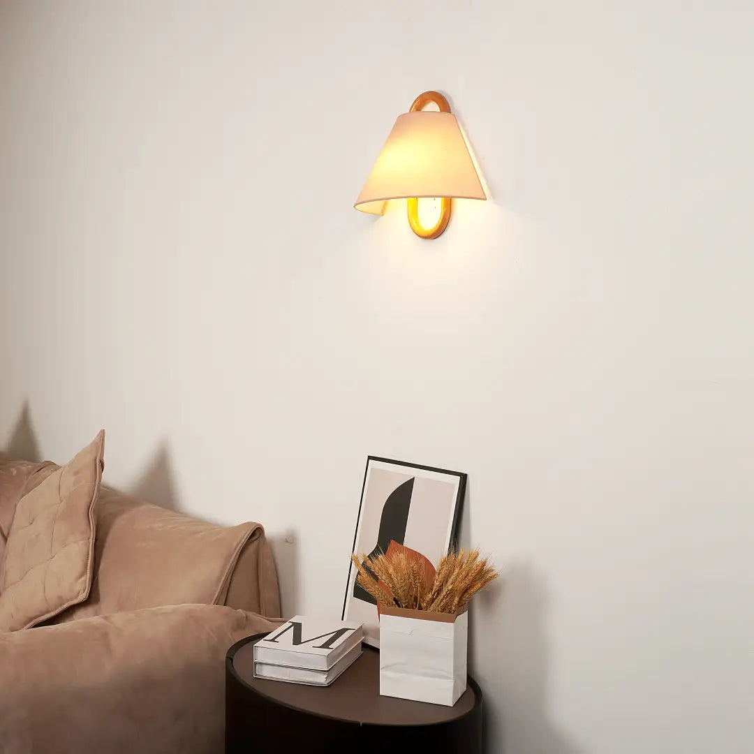 Tapered Wood Sconce