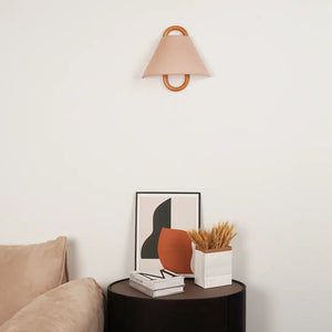 Tapered Wood Sconce