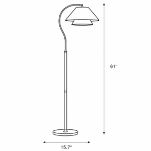 Layered Glow Floor Lamp