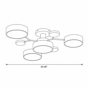 Nordic Branch Chandelier