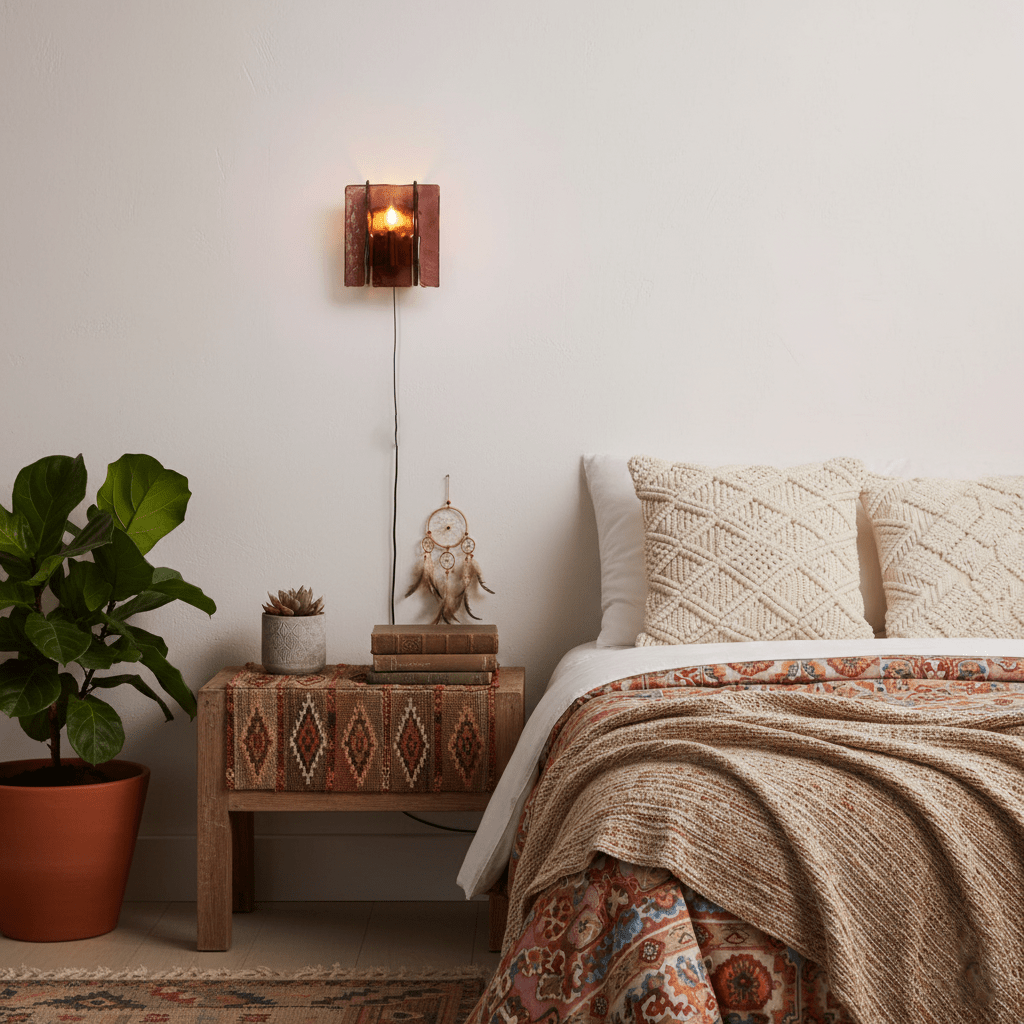 Crimson Glow Sconce