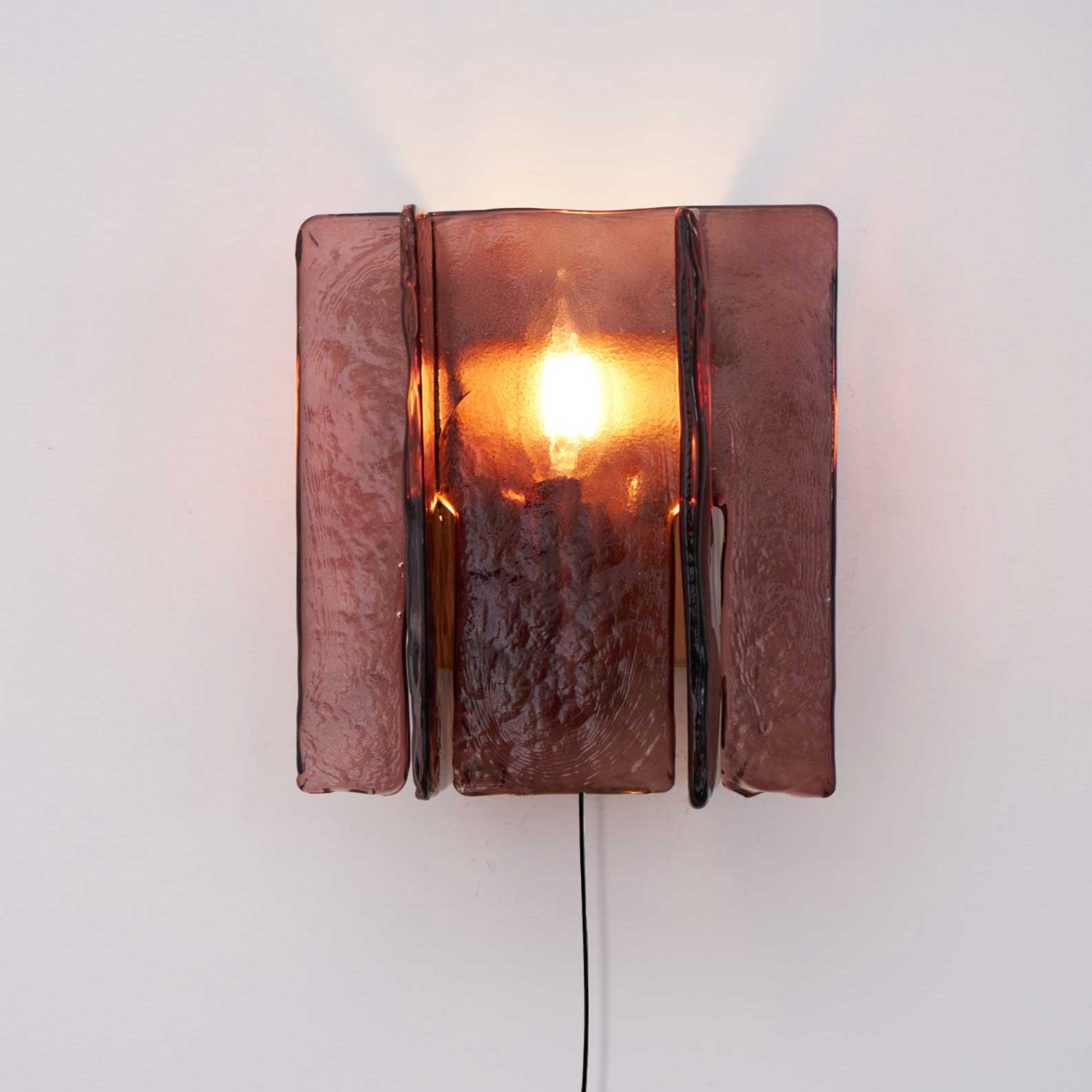 Crimson Glow Sconce