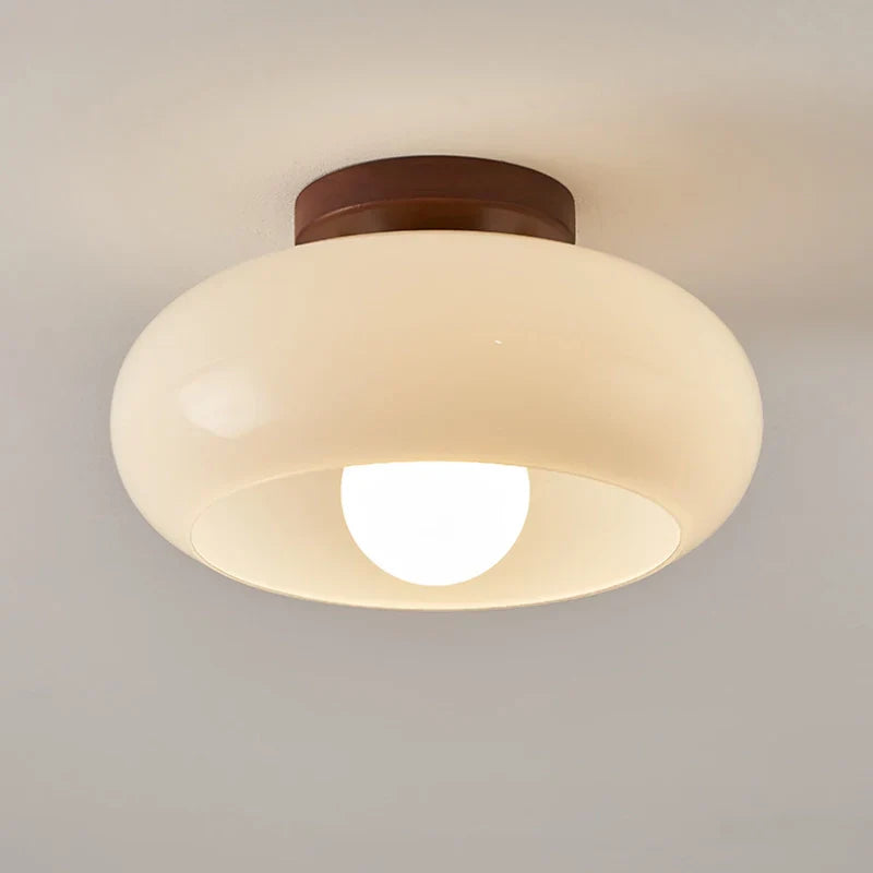 Halo Glass Flush Light