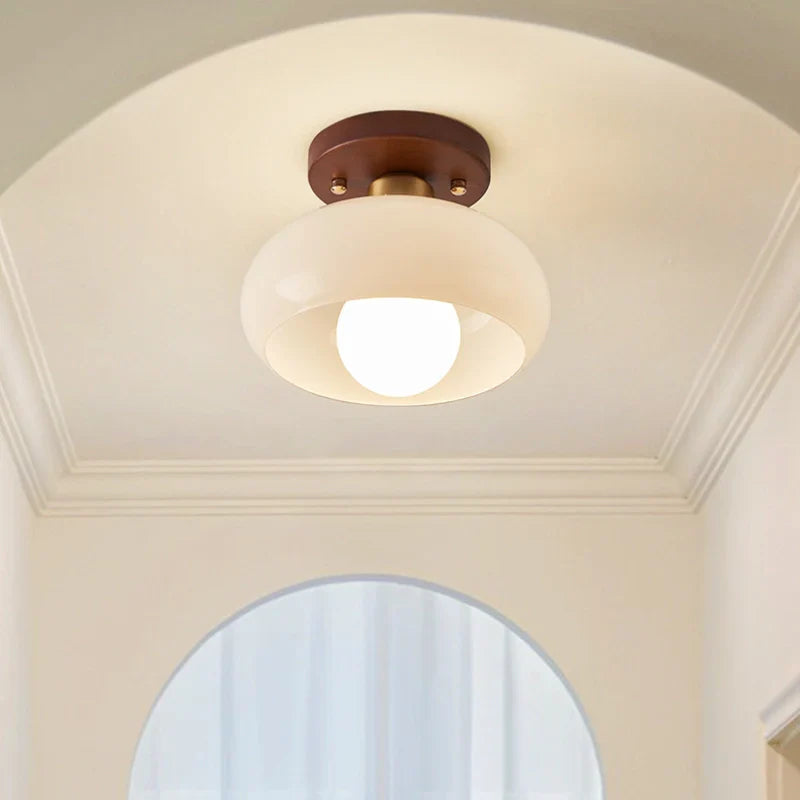 Halo Glass Flush Light