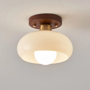 Halo Glass Flush Light