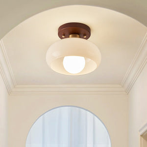 Halo Glass Flush Light