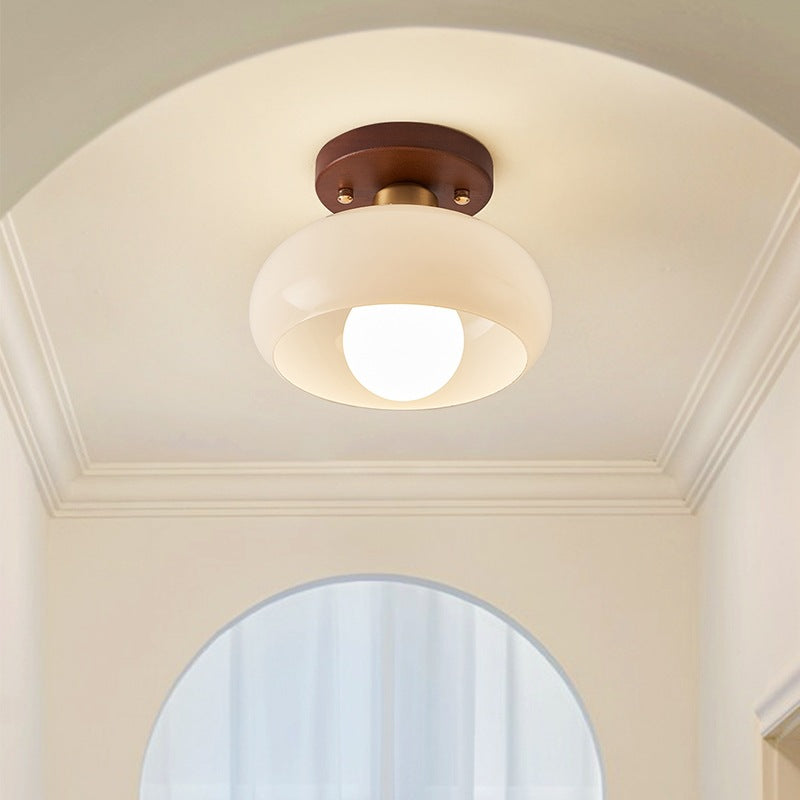Halo Glass Flush Light
