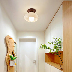 Halo Glass Flush Light