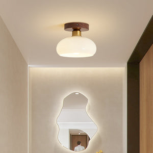Halo Glass Flush Light