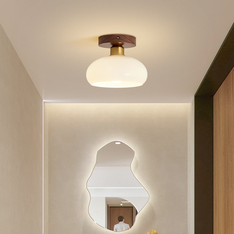 Halo Glass Flush Light