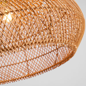 Woven Rattan Pendant