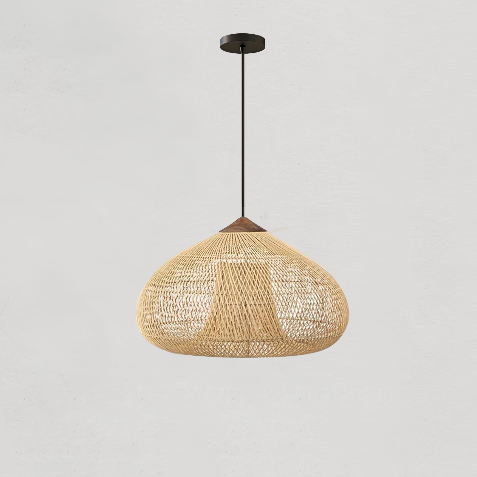 Woven Rattan Pendant