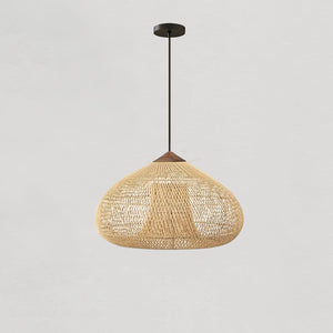 Woven Rattan Pendant