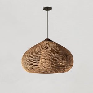 Woven Rattan Pendant