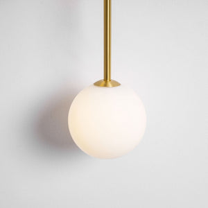 Curved Globe Wall Sconce