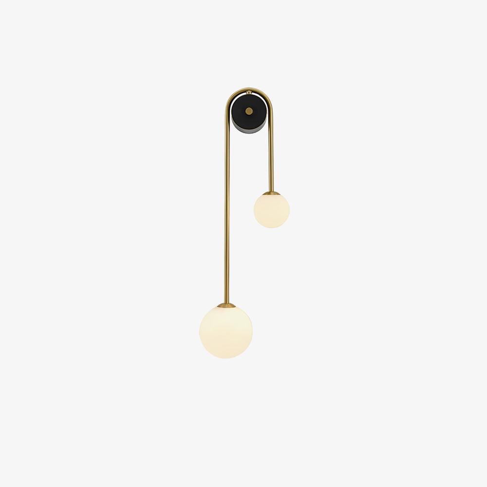 Curved Globe Wall Sconce