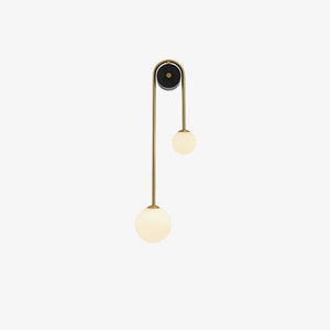 Curved Globe Wall Sconce