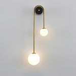 Curved Globe Wall Sconce