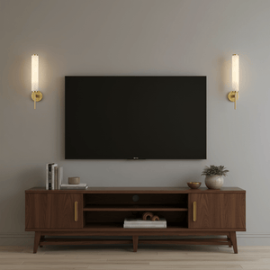 Alabaster Column Sconce