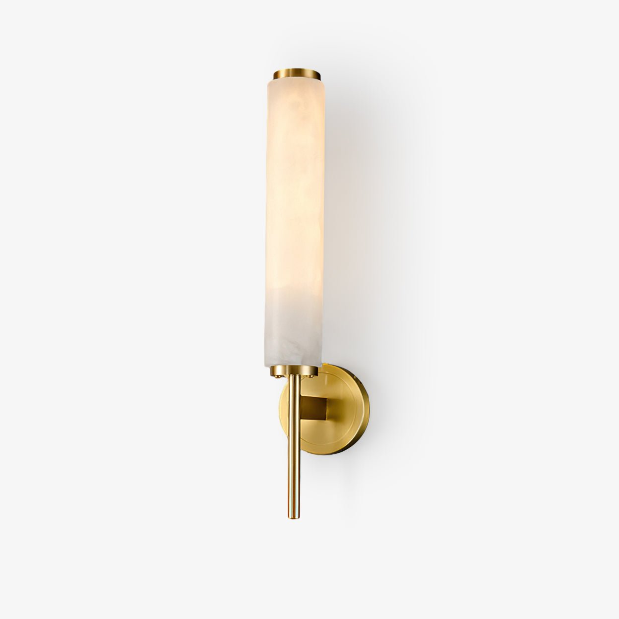 Alabaster Column Sconce