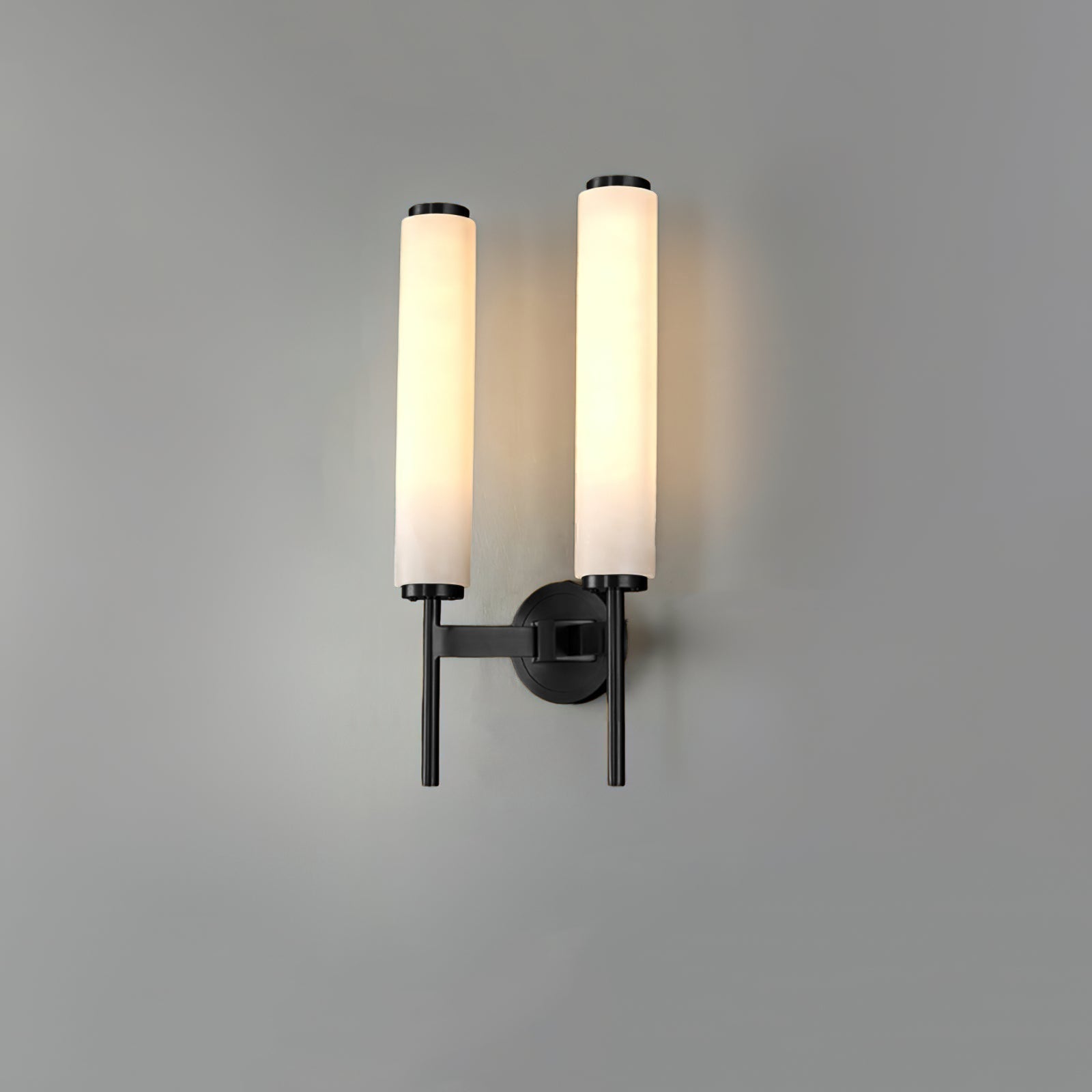 Alabaster Column Sconce
