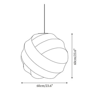 Luna Silk Orb Pendant