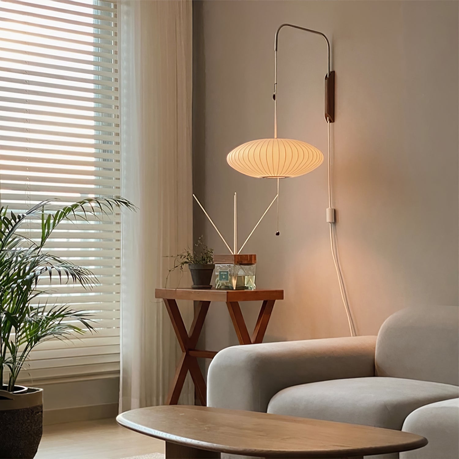 Sculpted Arc Wall Sconce