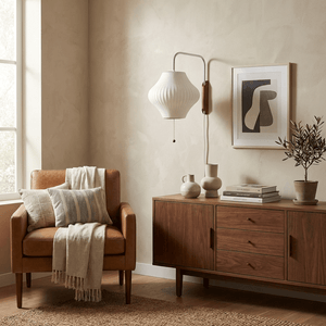 Sculpted Arc Wall Sconce