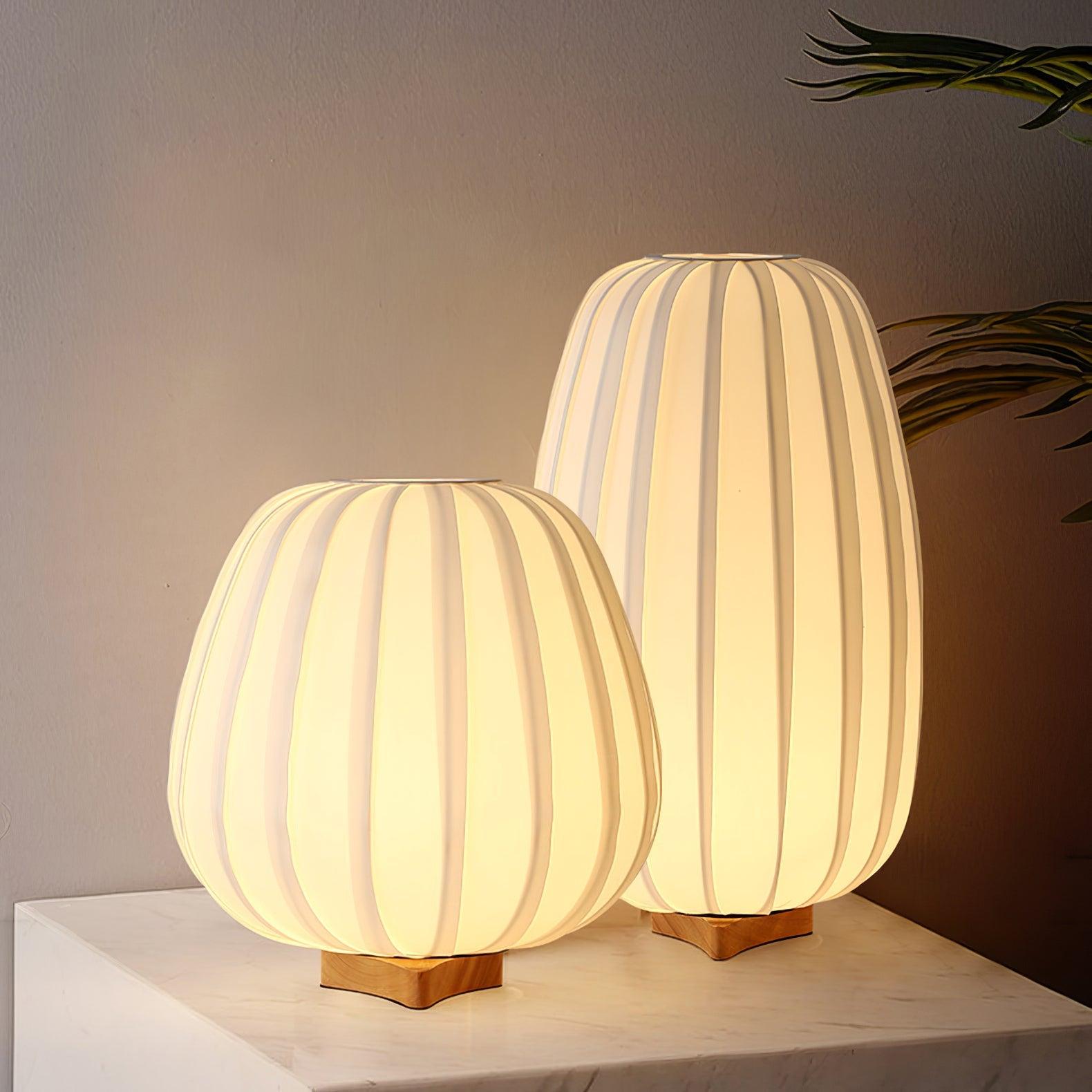 Ribbed Glow Table Lamp