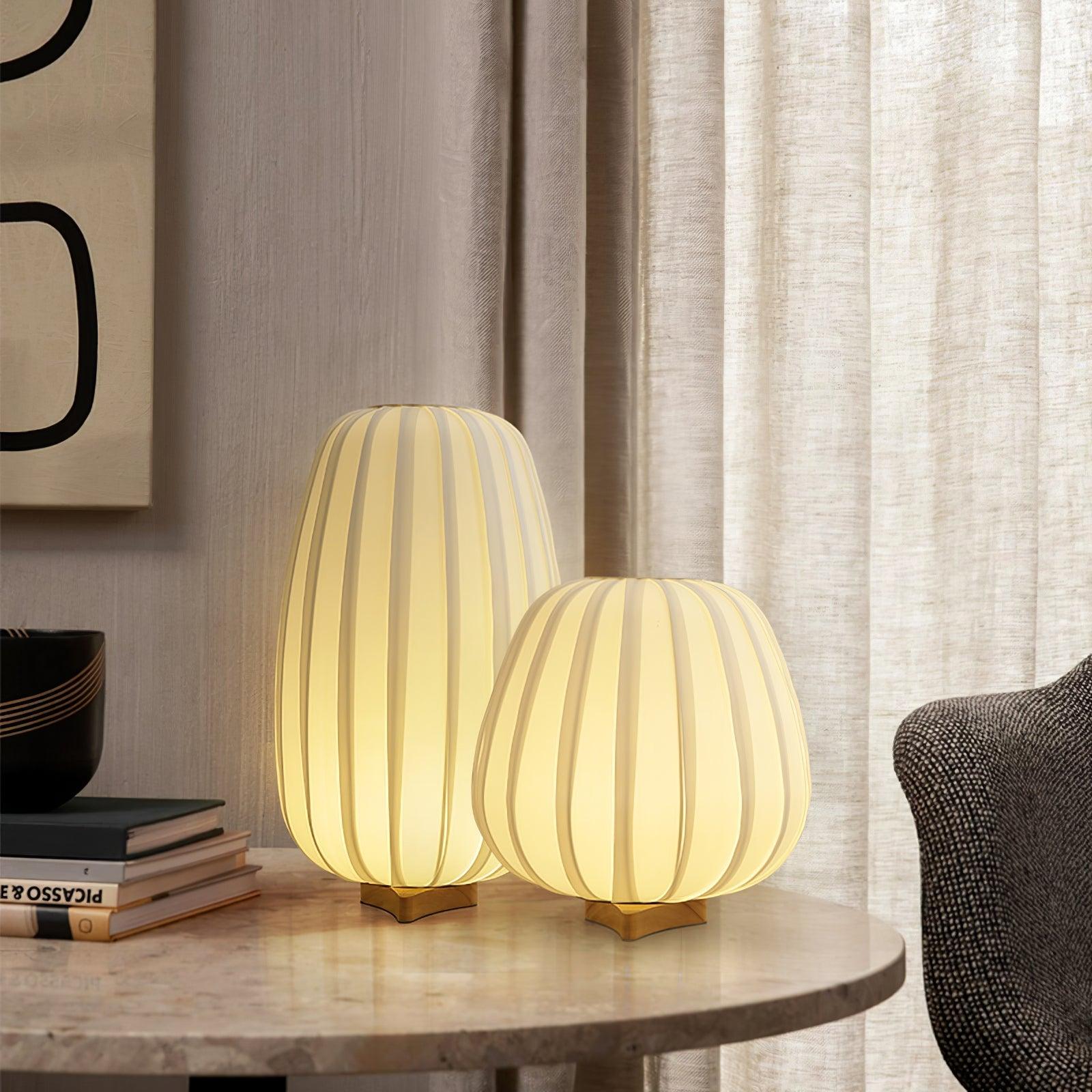 Ribbed Glow Table Lamp
