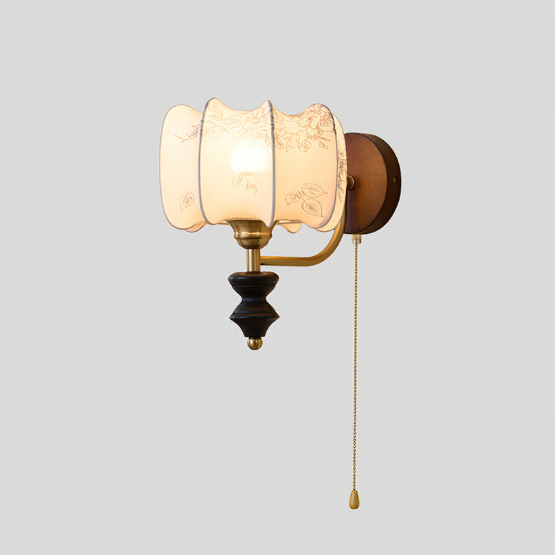 Pleated Vintage Wall Sconce