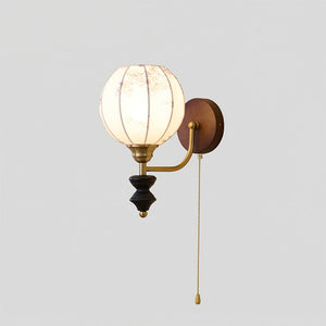 Pleated Vintage Wall Sconce