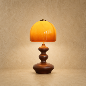 Amber Glow Table Lamp