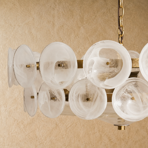 Halo Glass Chandelier