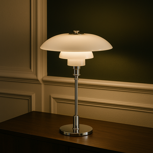 Amber Mushroom Lamp