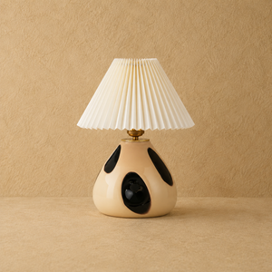 Pleated Ceramic Table Lamp
