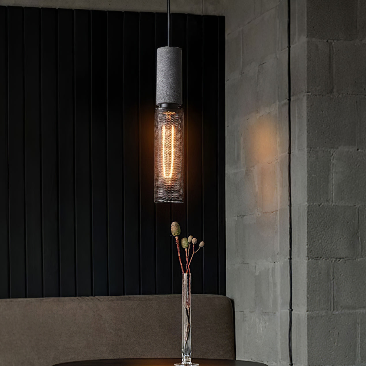 Concrete Mesh Pendant