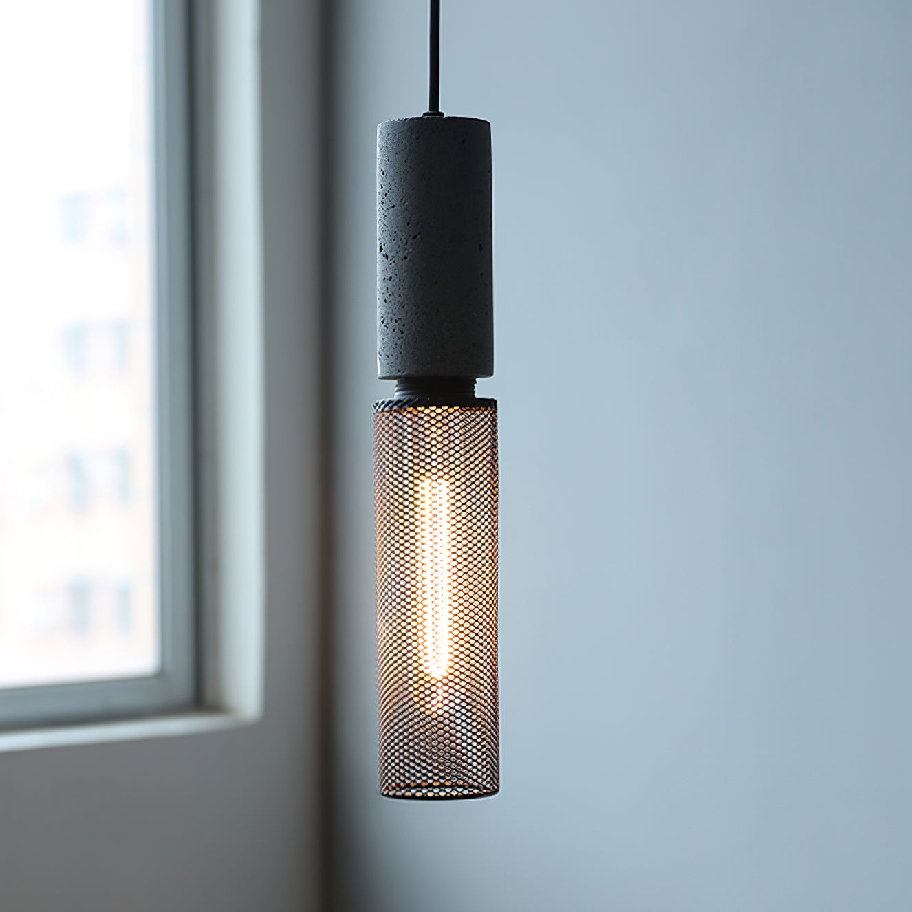 Concrete Mesh Pendant