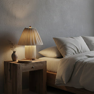 Pleated Glow Table Lamp