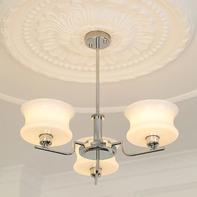 Cascading Glass Arm Chandelier