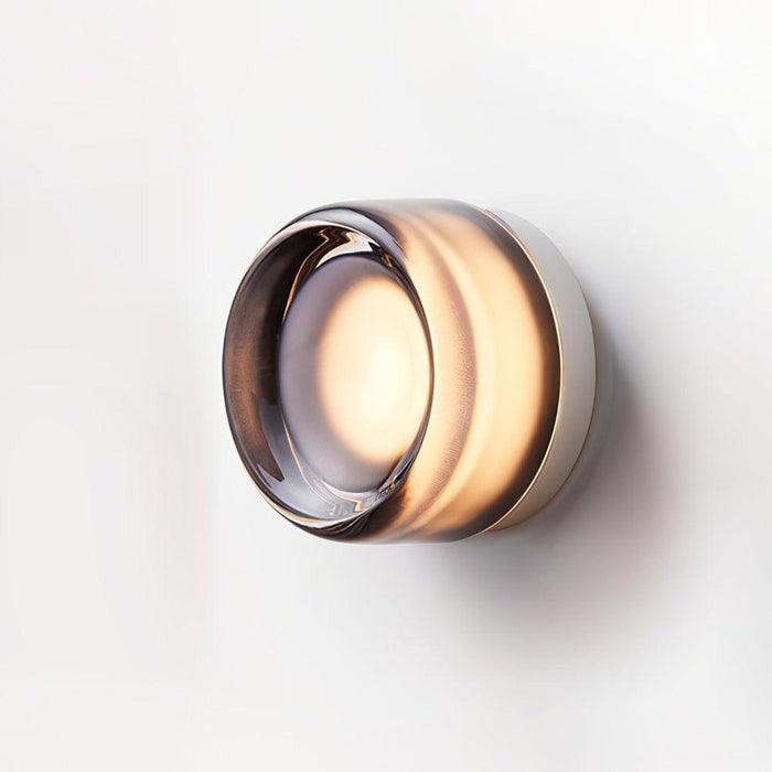 Rounded Glass Wall Sconce