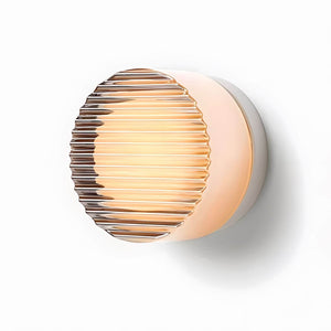 Rounded Glass Wall Sconce