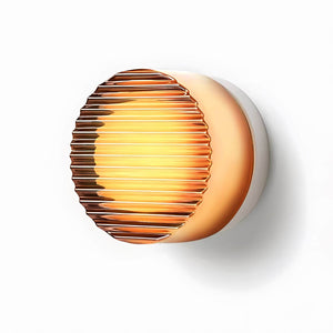 Rounded Glass Wall Sconce