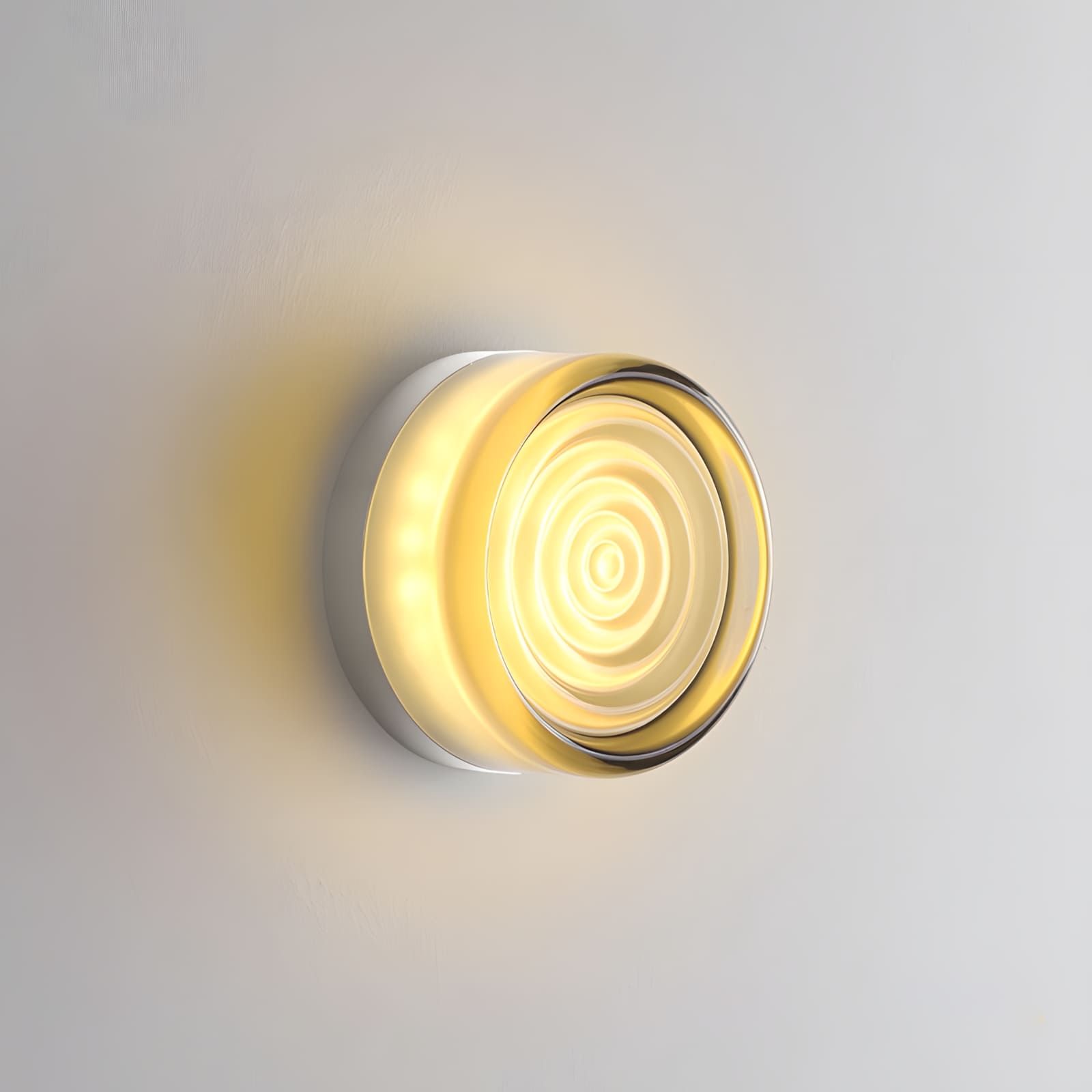 Rounded Glass Wall Sconce