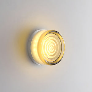Rounded Glass Wall Sconce