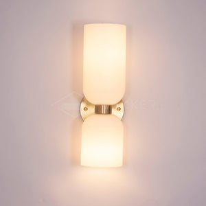 Dual Glass Wall Sconce