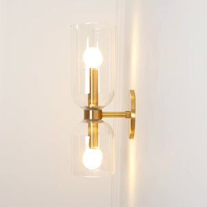 Dual Glass Wall Sconce