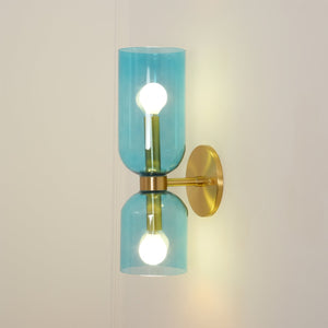 Dual Glass Wall Sconce